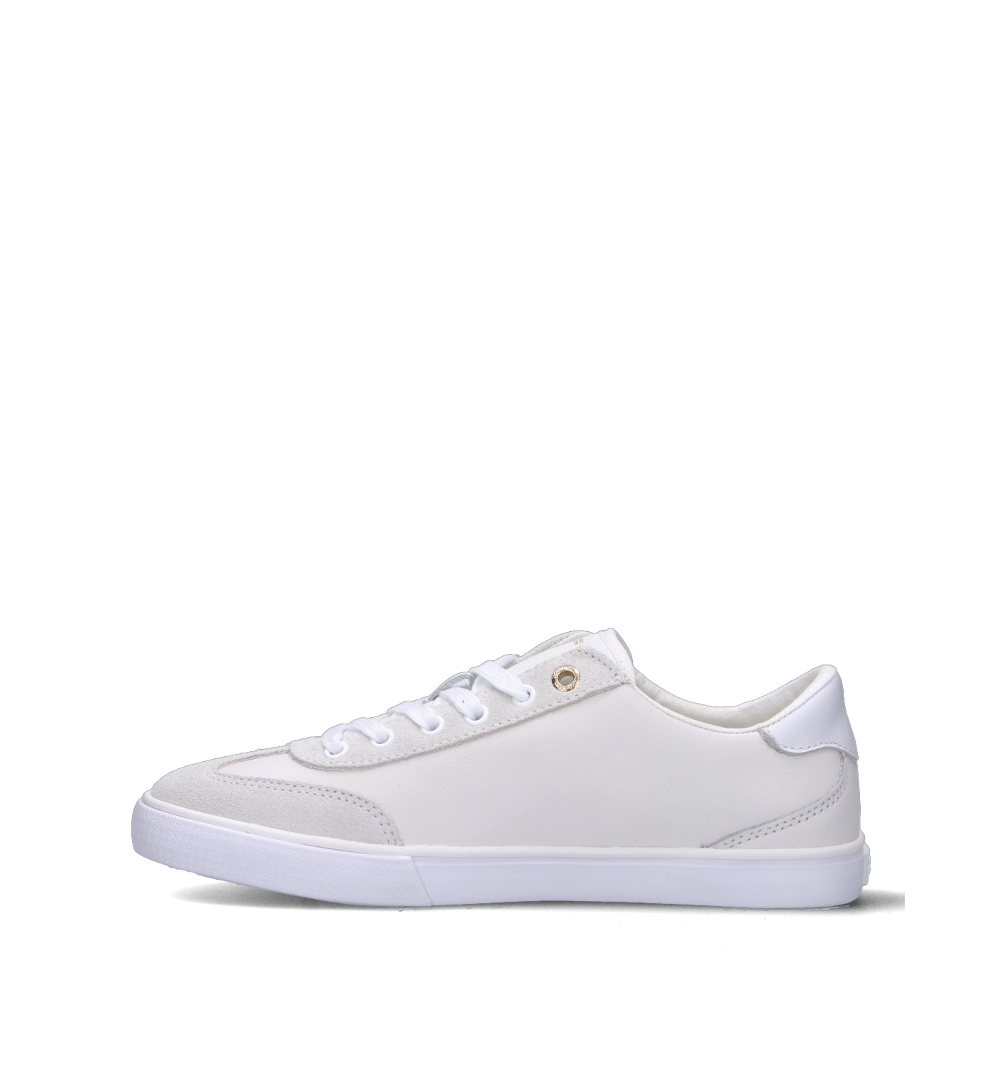 TOMMY HILFIGER Sneaker donna bianca in pelle