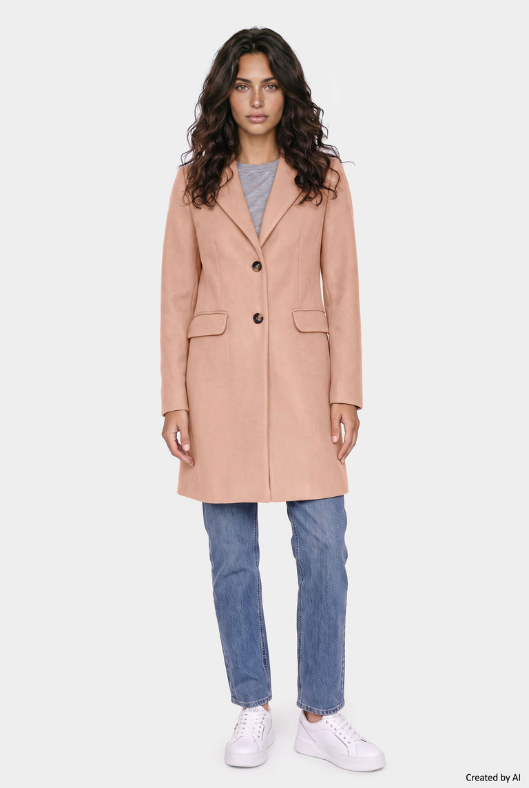 EASY PEASY Cappotto donna cammello