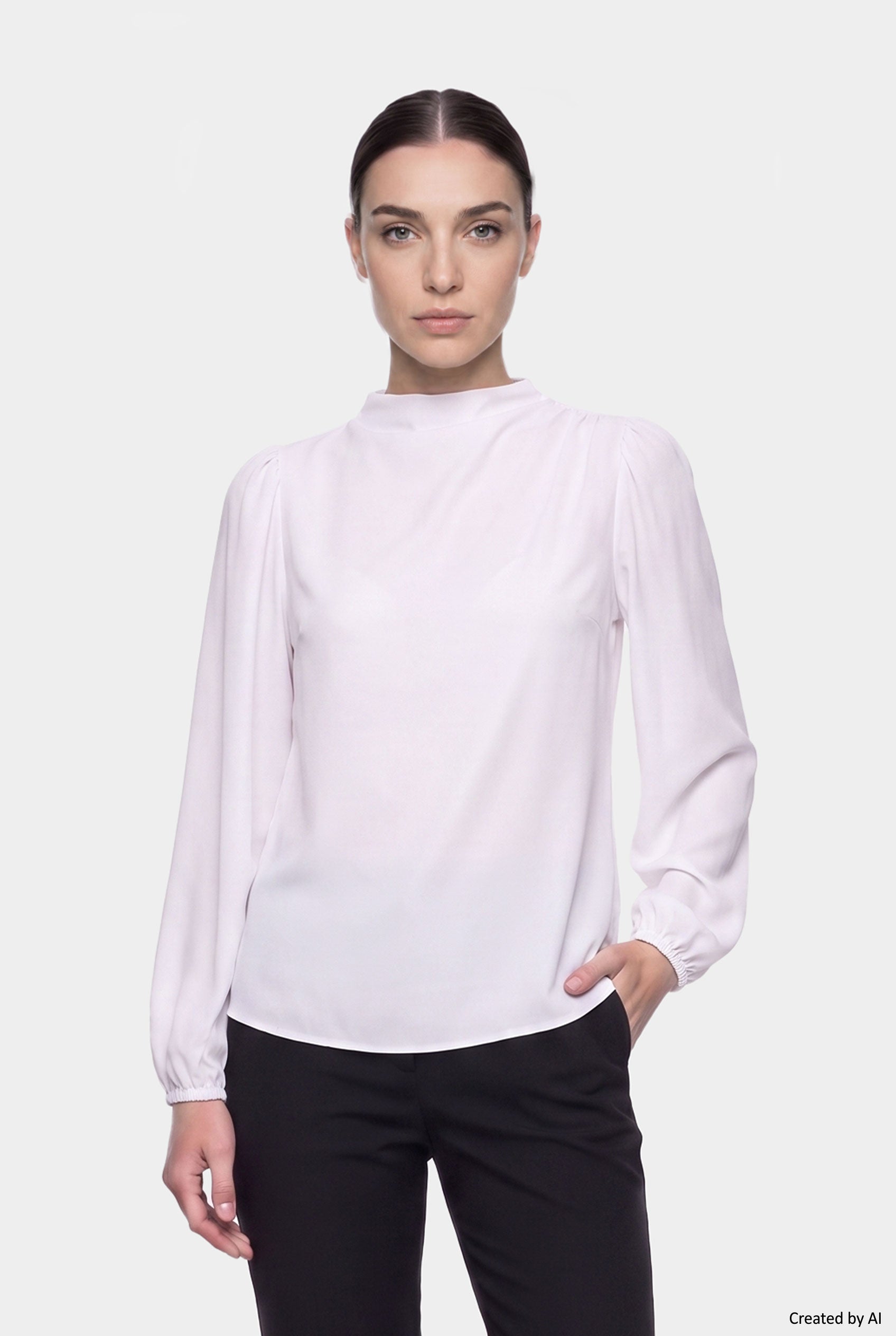 EASY PEASY Blusa donna bianca