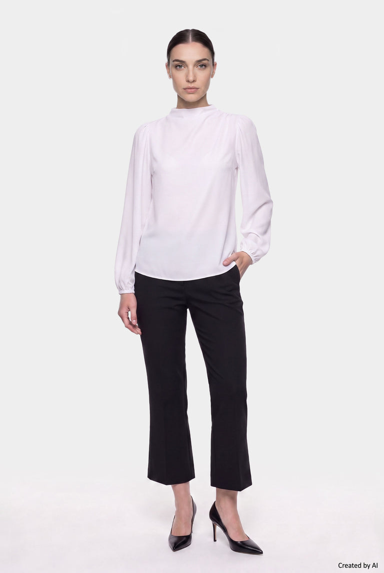 EASY PEASY Blusa donna bianca