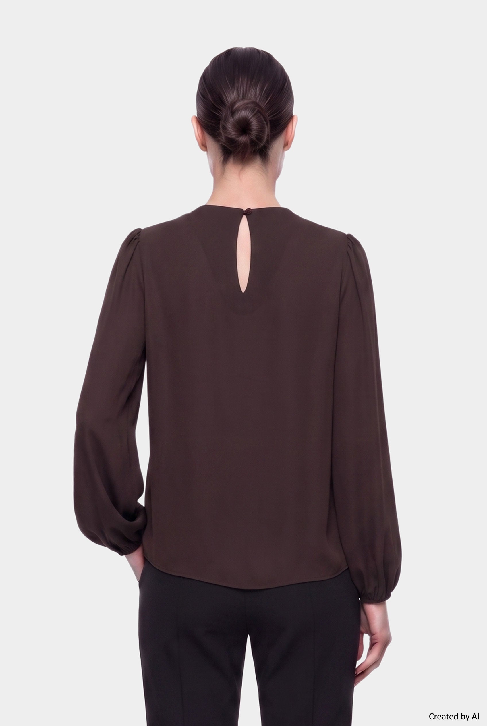EASY PEASY Blusa donna marrone