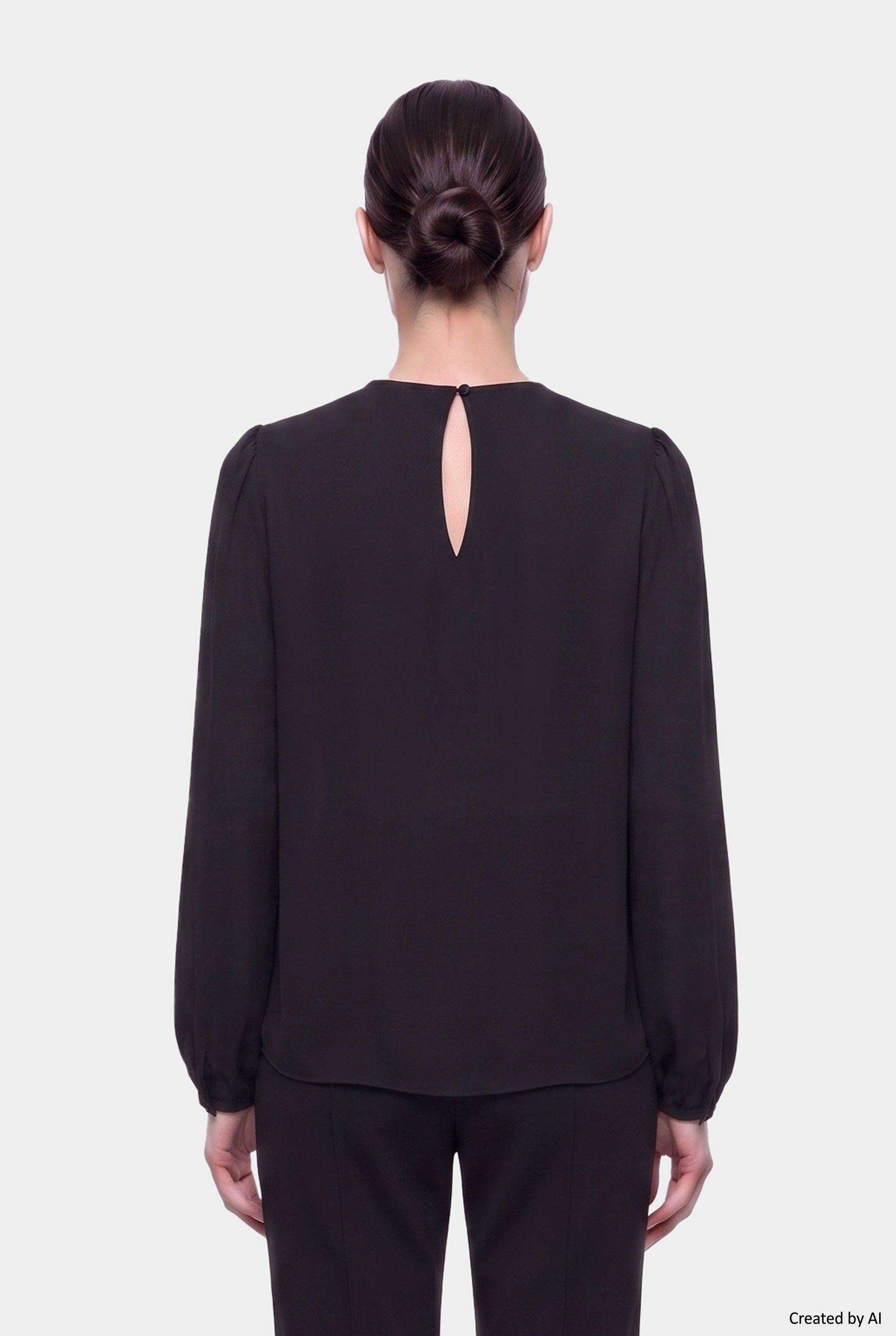 EASY PEASY Blusa donna nera