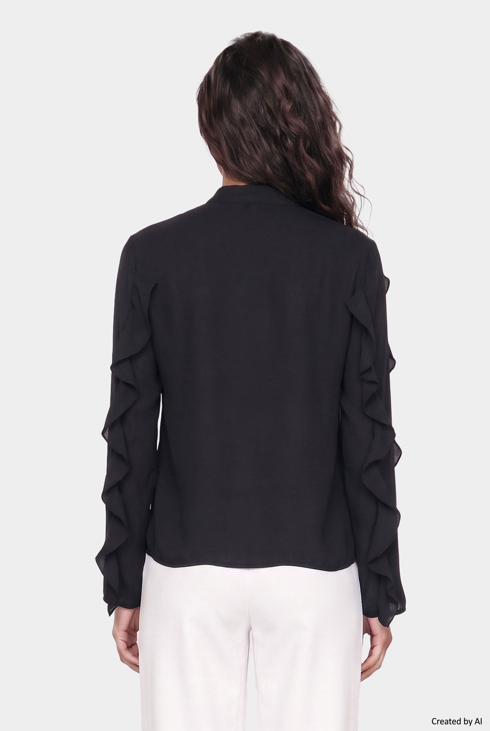 EASY PEASY Camicia donna nera