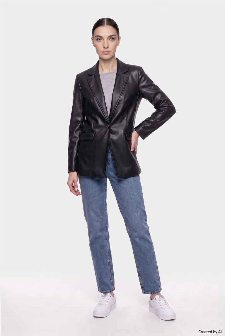 EASY PEASY Giacca donna nera