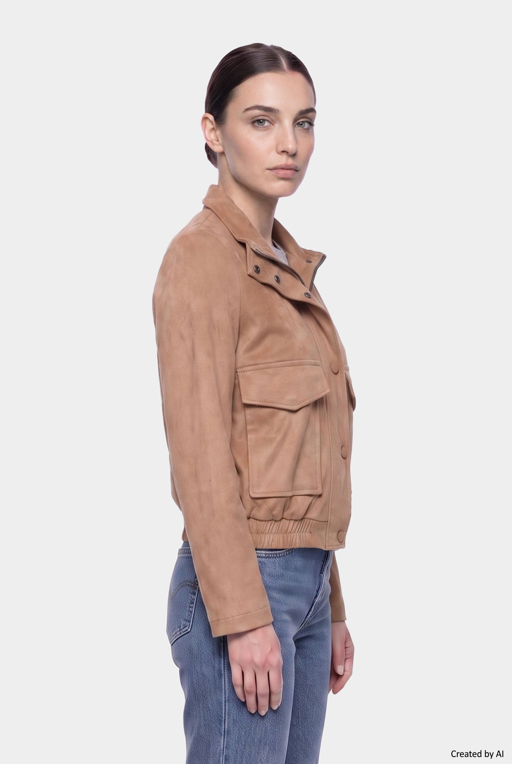 EASY PEASY Giubbino donna cammello