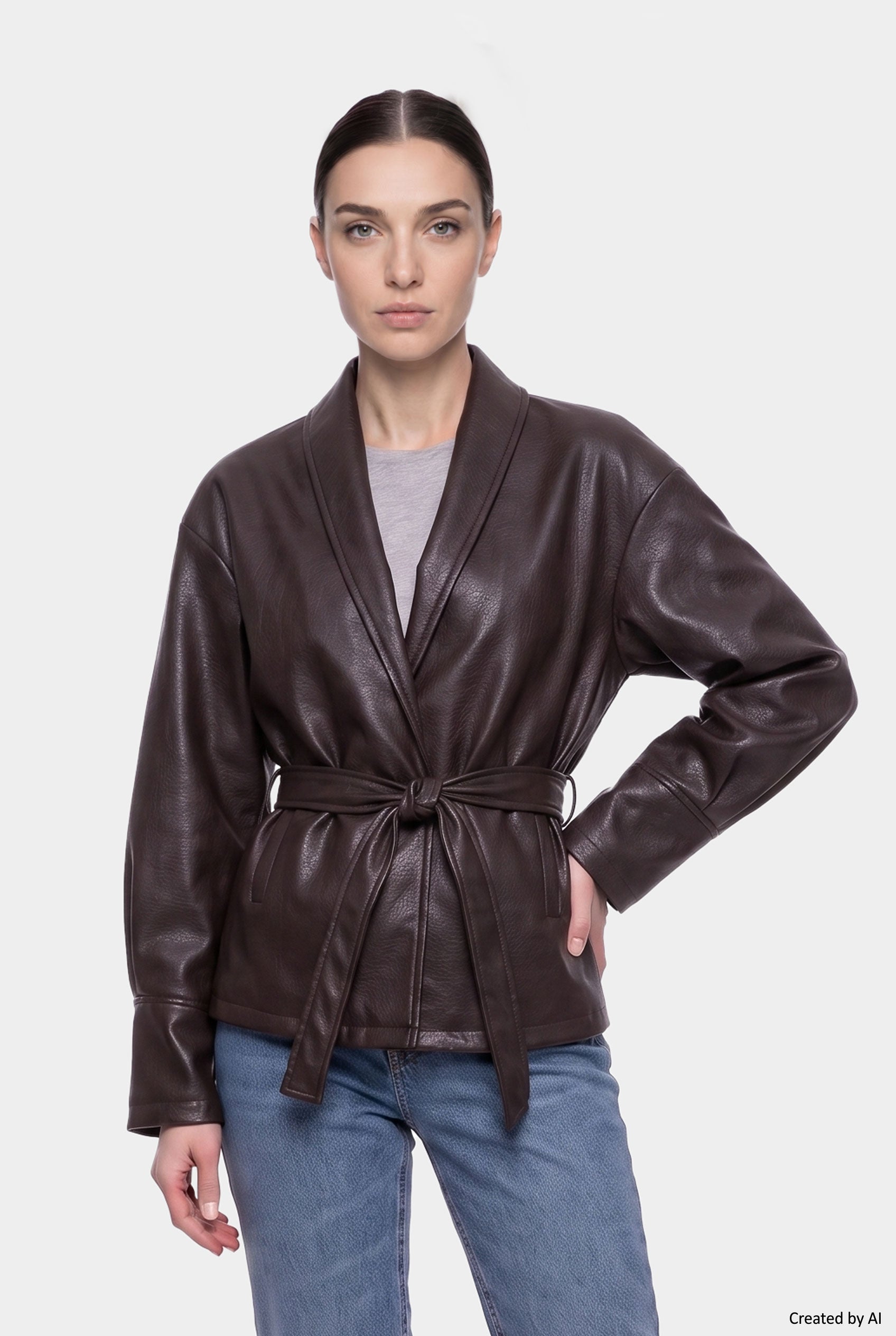 EASY PEASY Giacca donna marrone