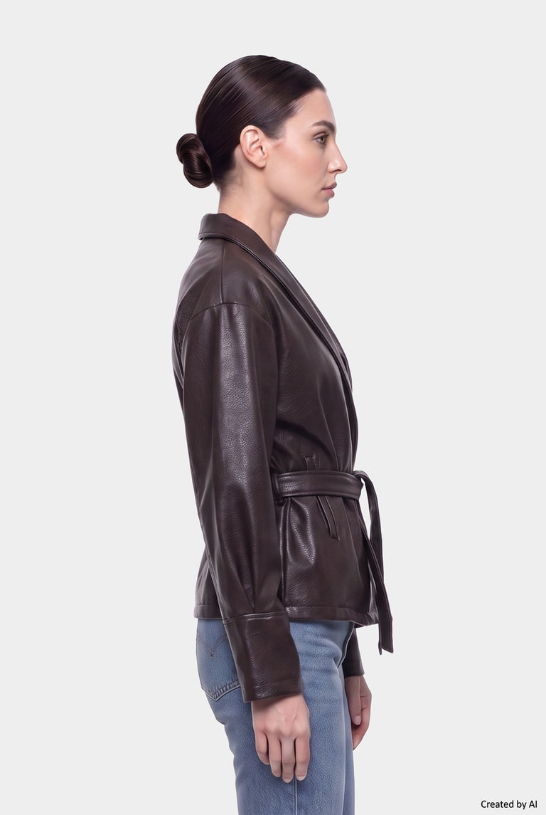 EASY PEASY Giacca donna marrone
