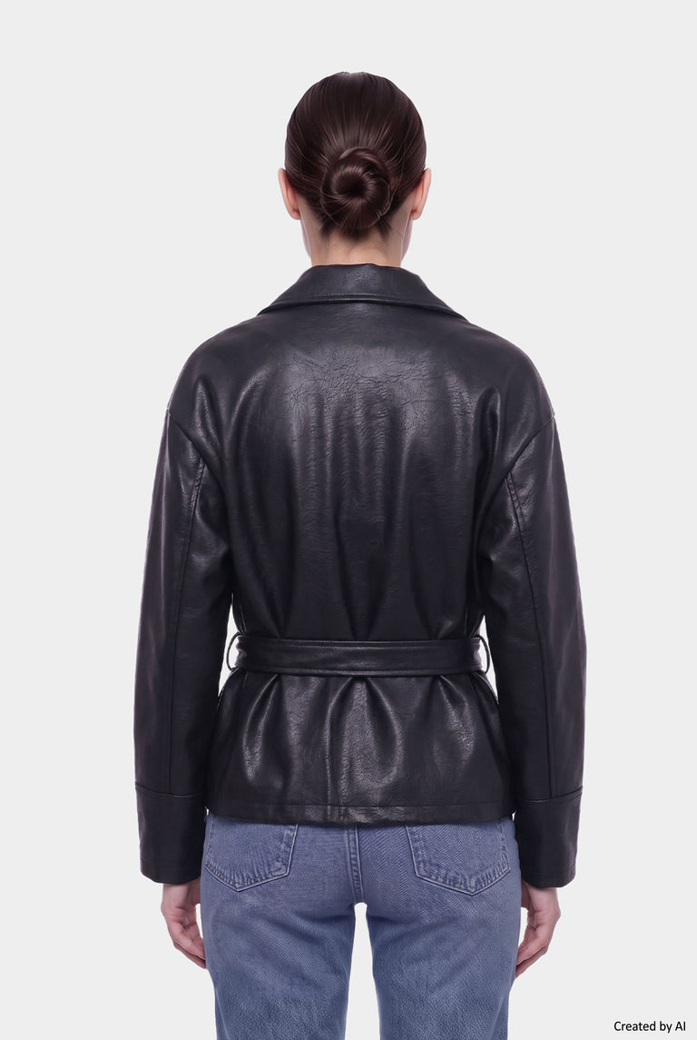 EASY PEASY Giacca donna nera