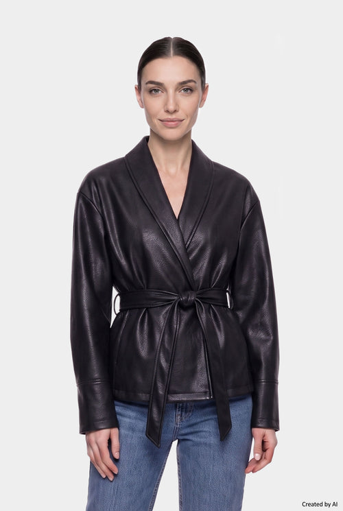 EASY PEASY Giacca donna nera