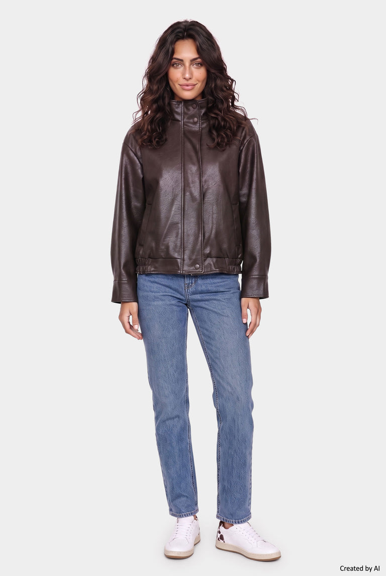 EASY PEASY Giacca donna testa di moro