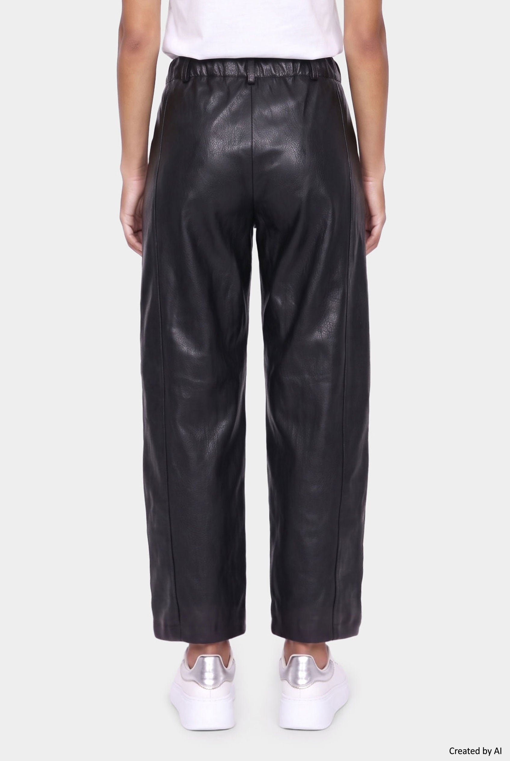 EASY PEASY Pantalone donna nero