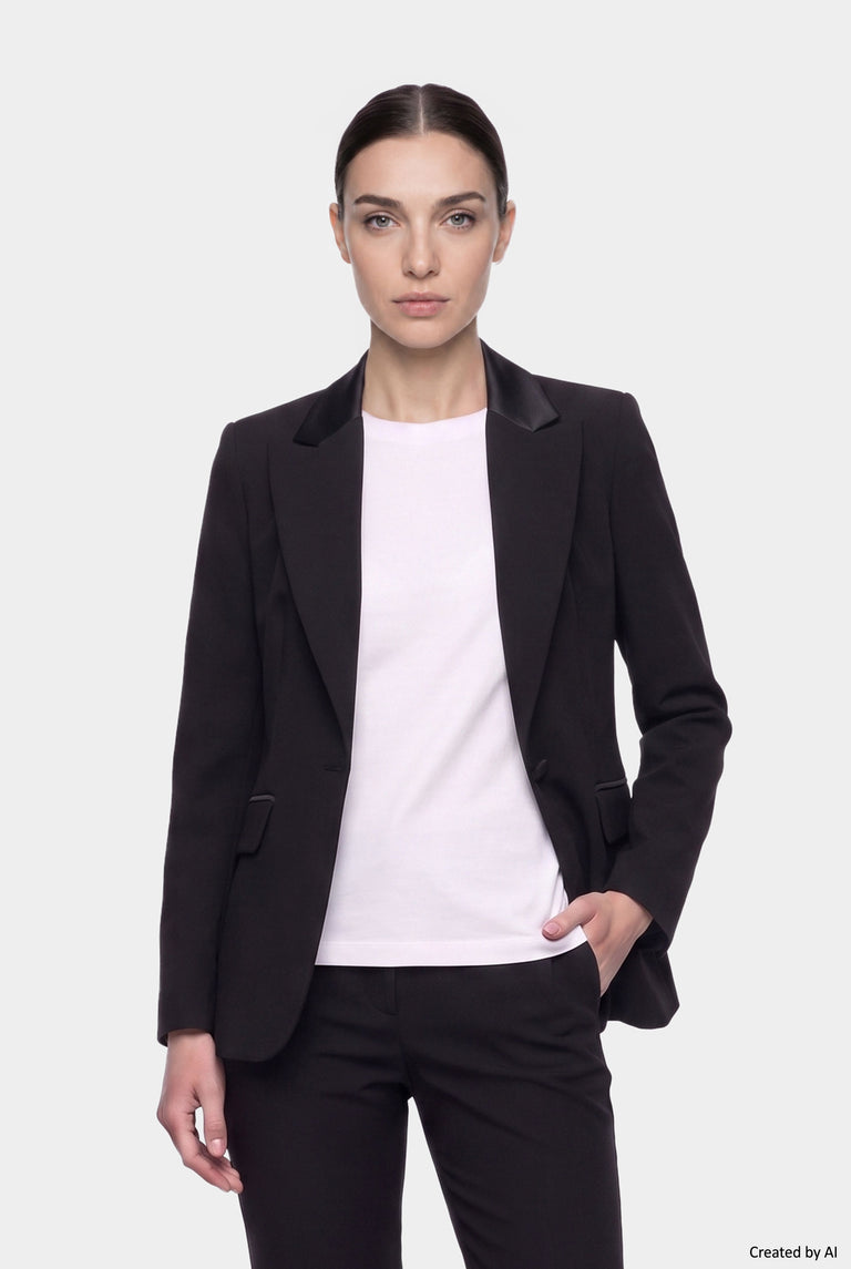 EASY PEASY Giacca donna nera