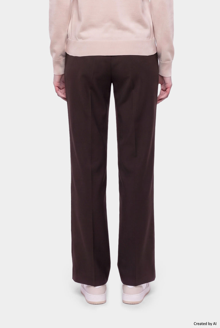 EASY PEASY Pantalone donna marrone