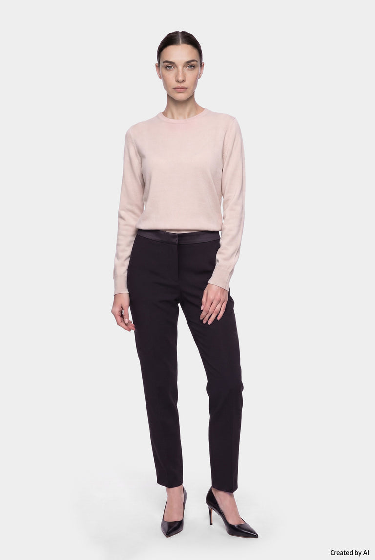 EASY PEASY Pantalone donna nero