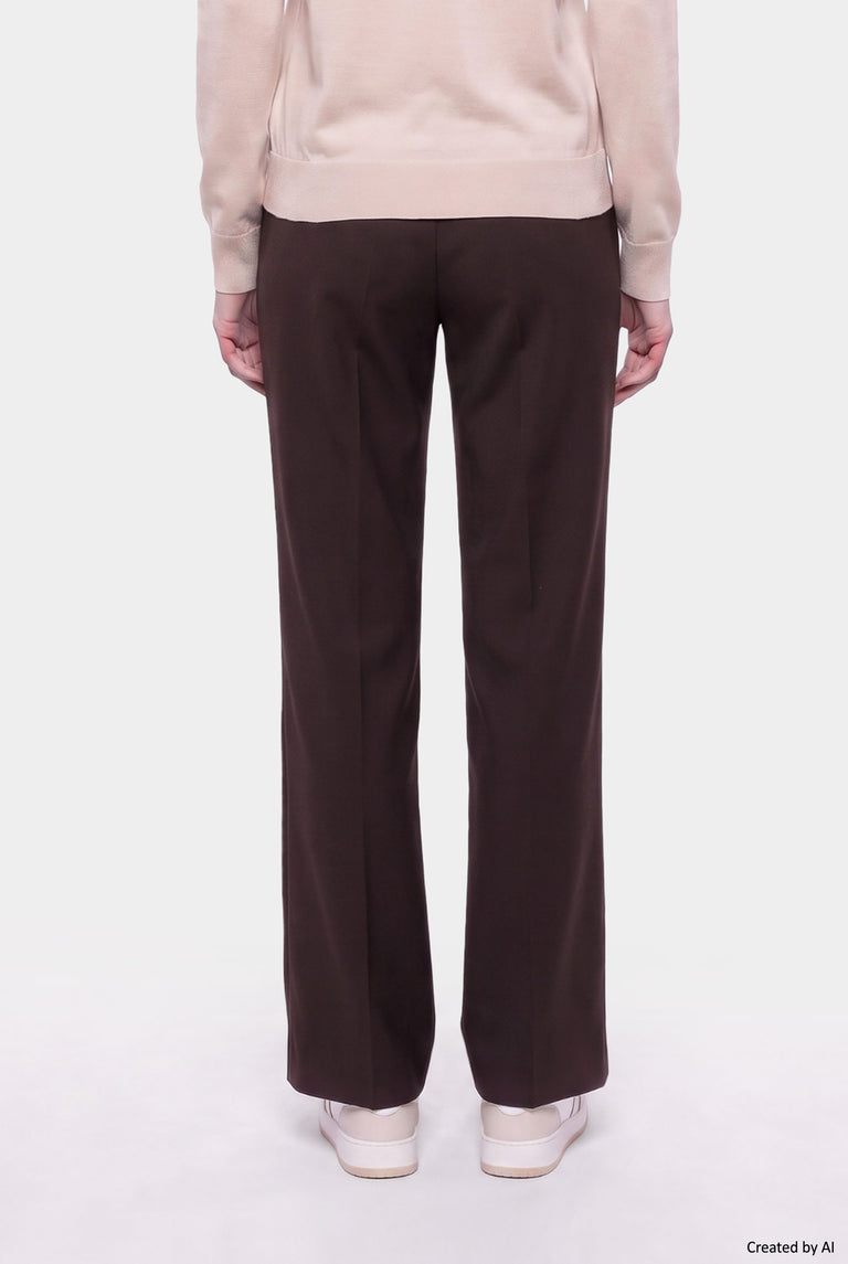 EASY PEASY Pantalone donna marrone
