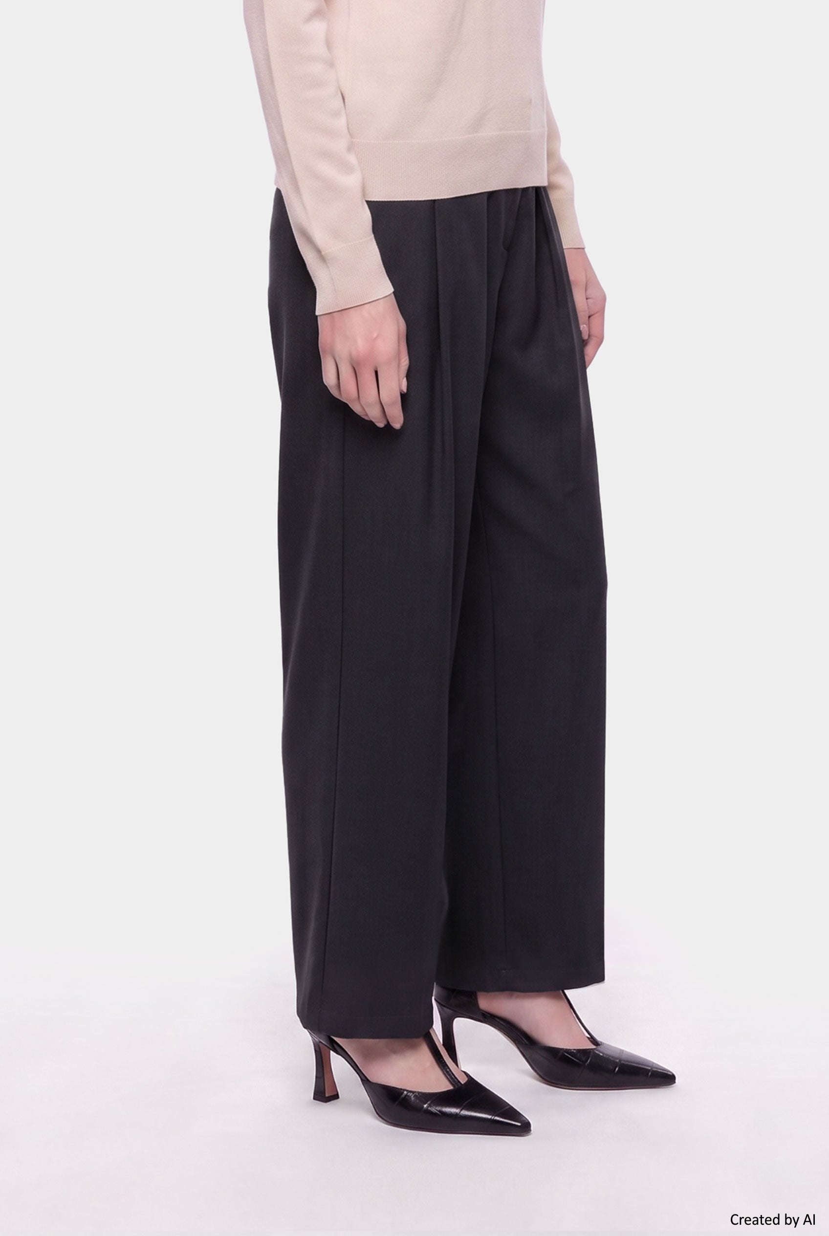 EASY PEASY Pantalone donna grigio
