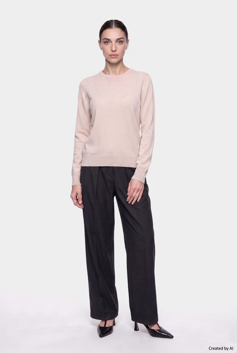 EASY PEASY Pantalone donna grigio