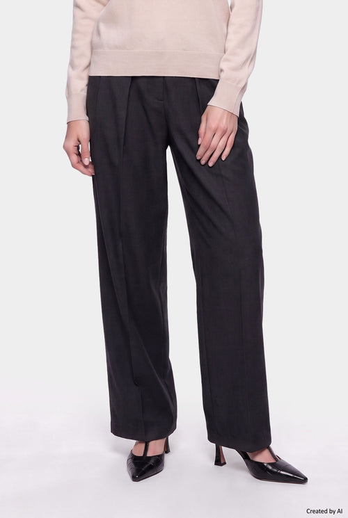 EASY PEASY Pantalone donna grigio