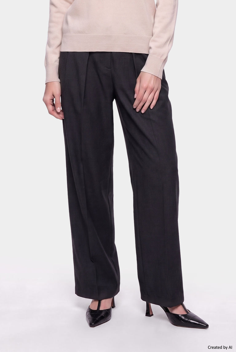 EASY PEASY Pantalone donna grigio