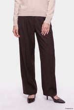 EASY PEASY Pantalone donna marrone