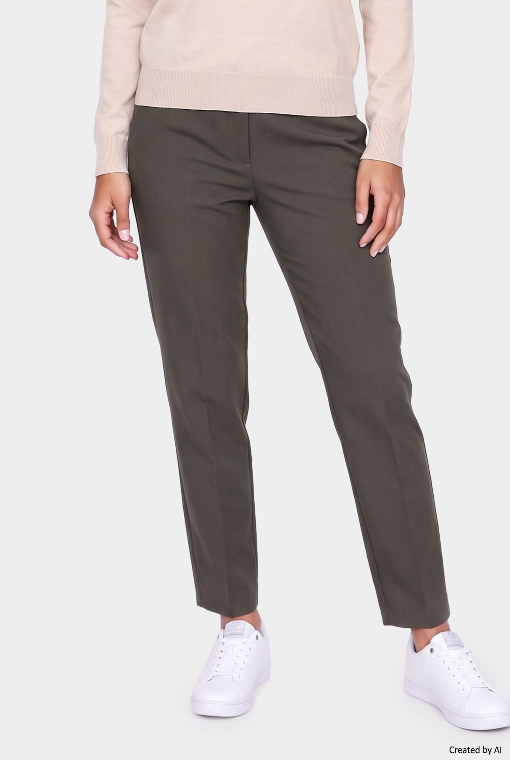 EASY PEASY Pantalone donna militare