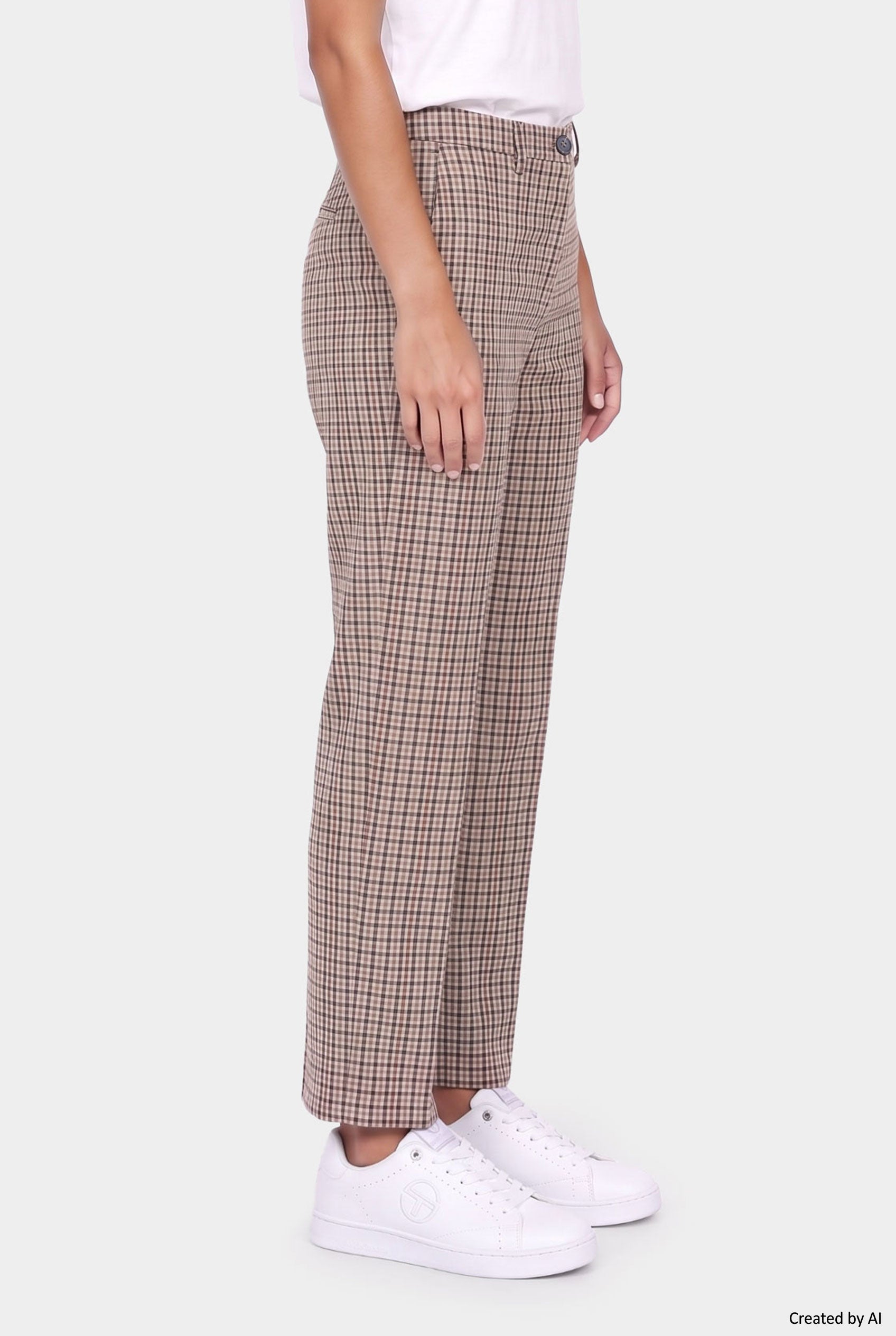 EASY PEASY Pantalone donna marrone
