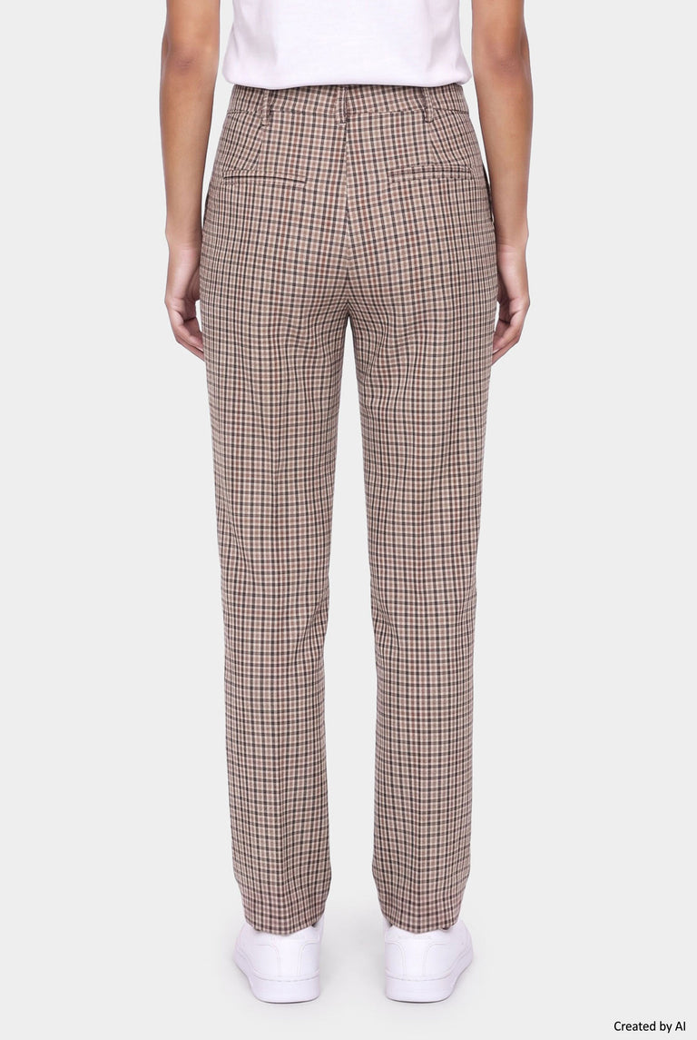 EASY PEASY Pantalone donna marrone