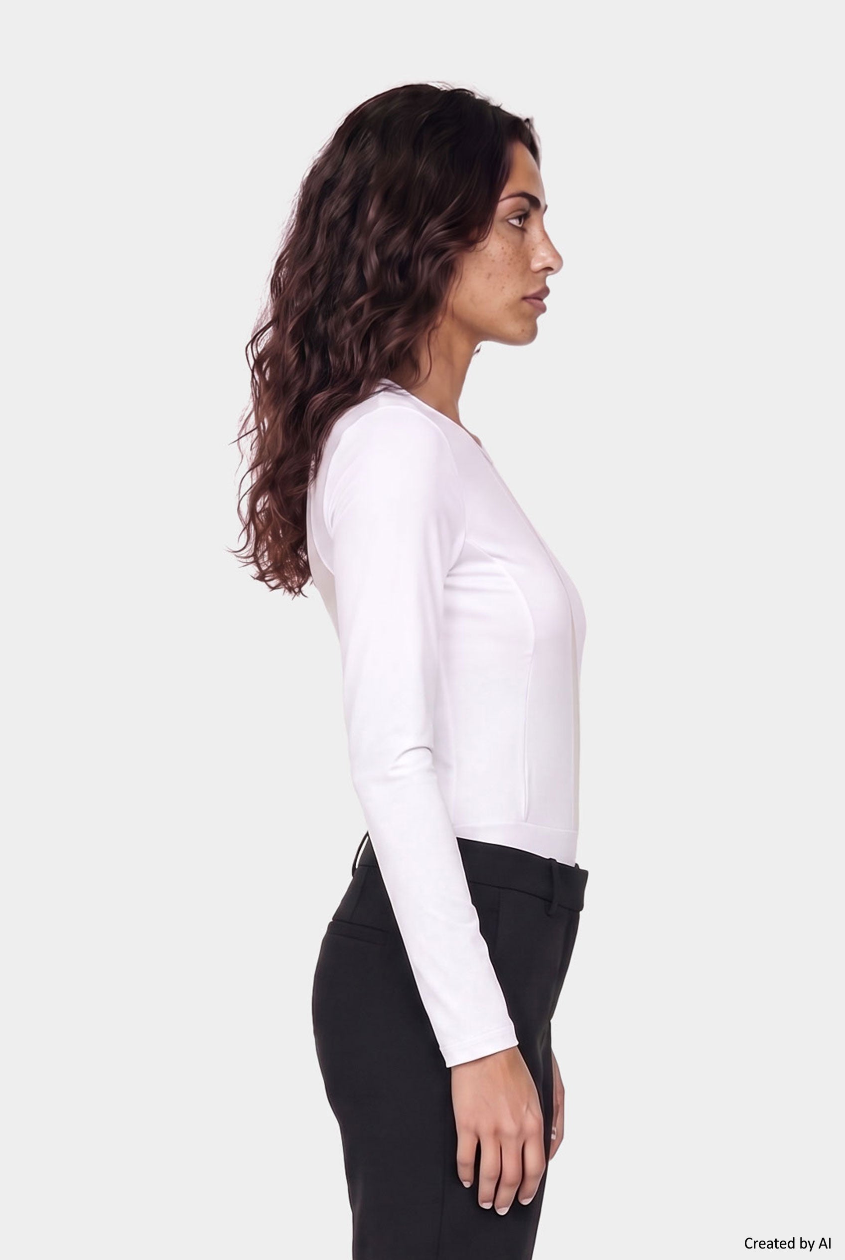 EASY PEASY Body donna bianco