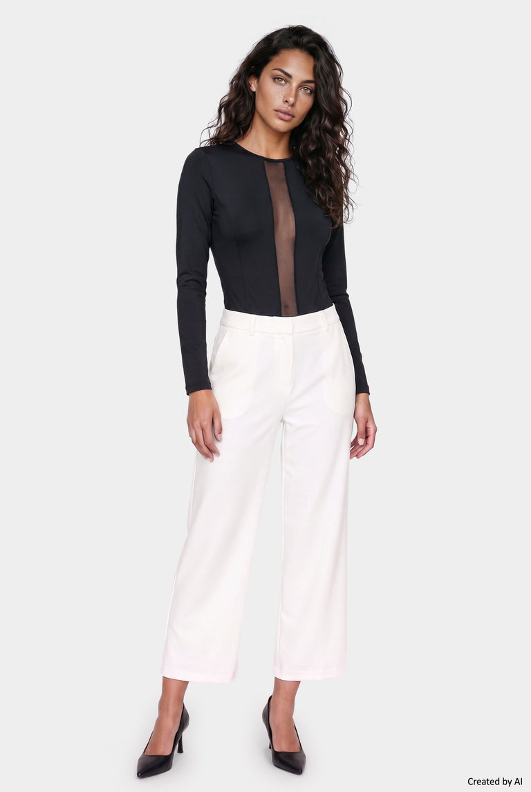 EASY PEASY Body donna nero