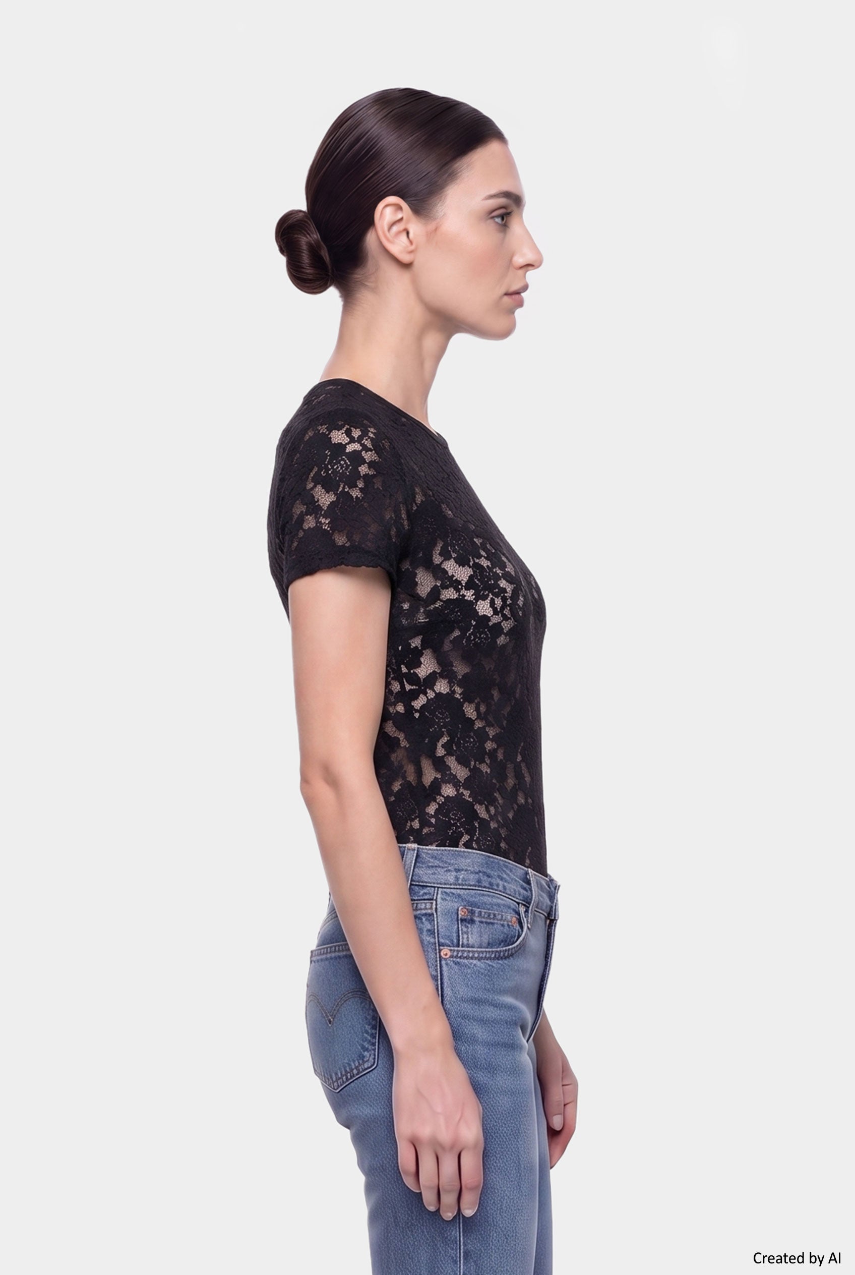 EASY PEASY Body donna nero