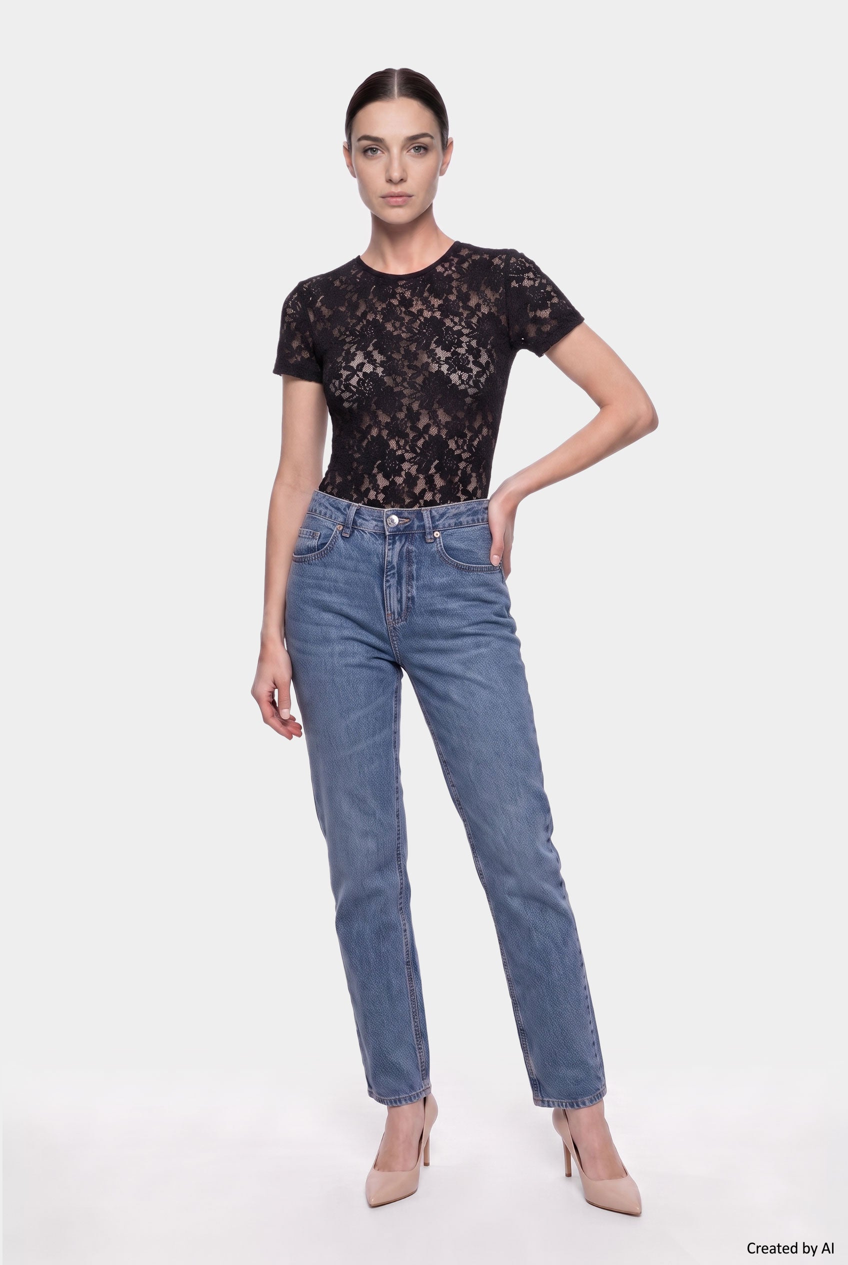 EASY PEASY Body donna nero