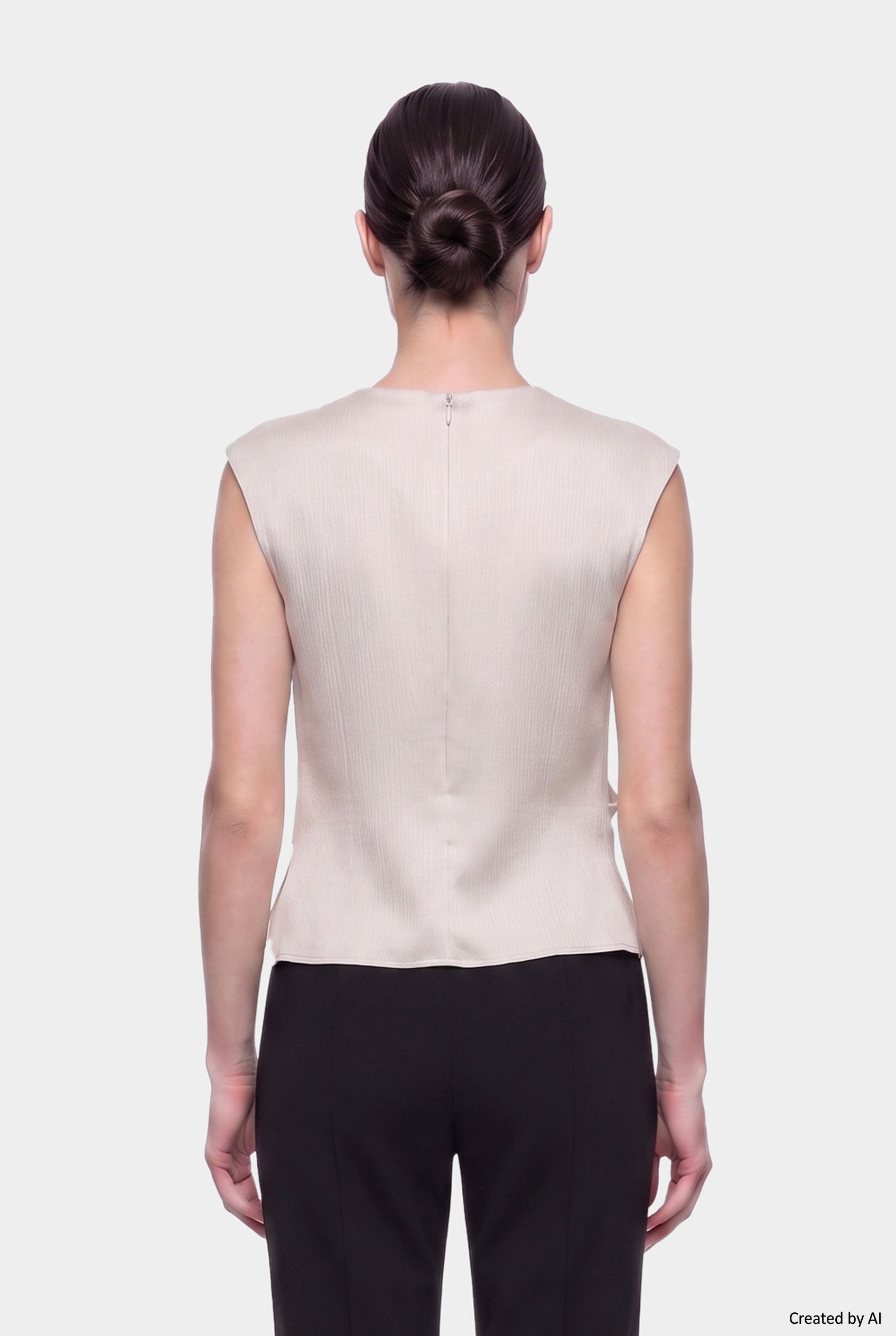 EASY PEASY Blusa donna champagne