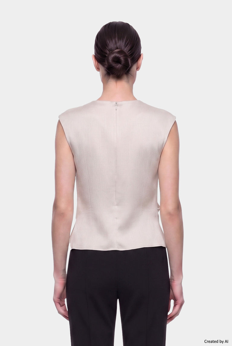EASY PEASY Blusa donna champagne