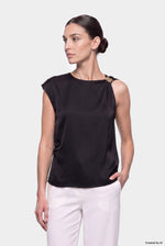 EASY PEASY Blusa donna nera