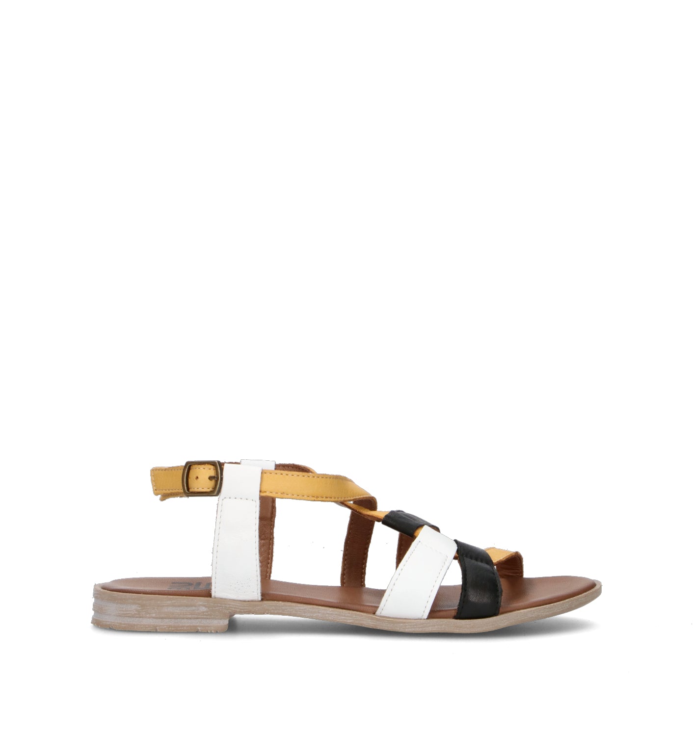 BUENO Sandalo donna multicolor in pelle