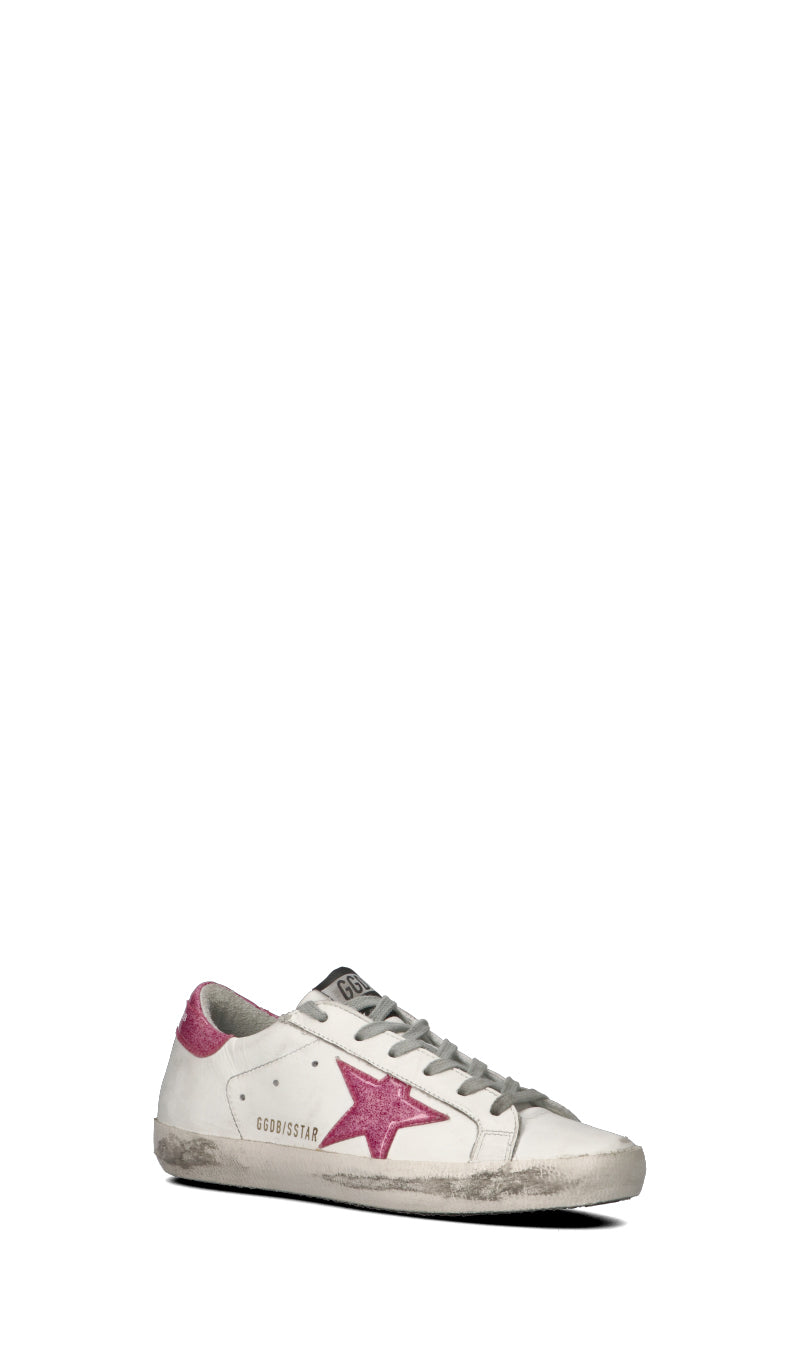 GOLDEN GOOSE Sneaker donna bianca/rosa in pelle