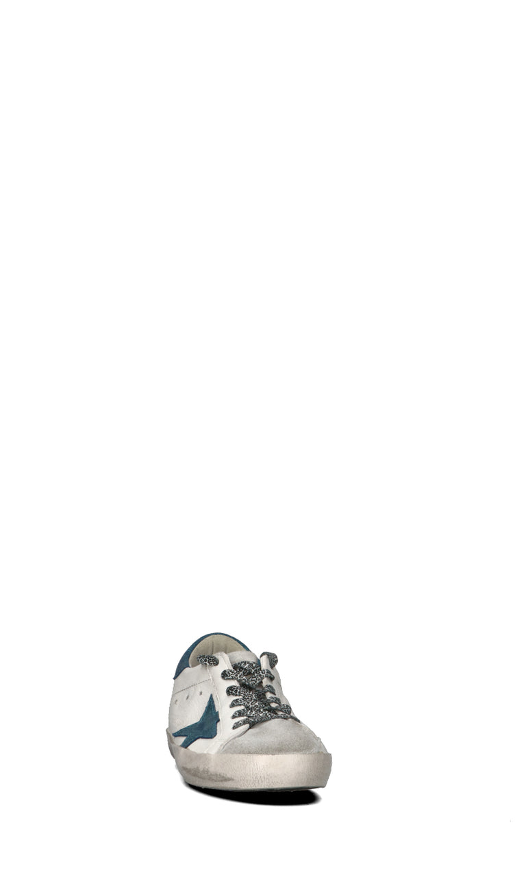 GOLDEN GOOSE Sneaker donna bianca/blu in pelle