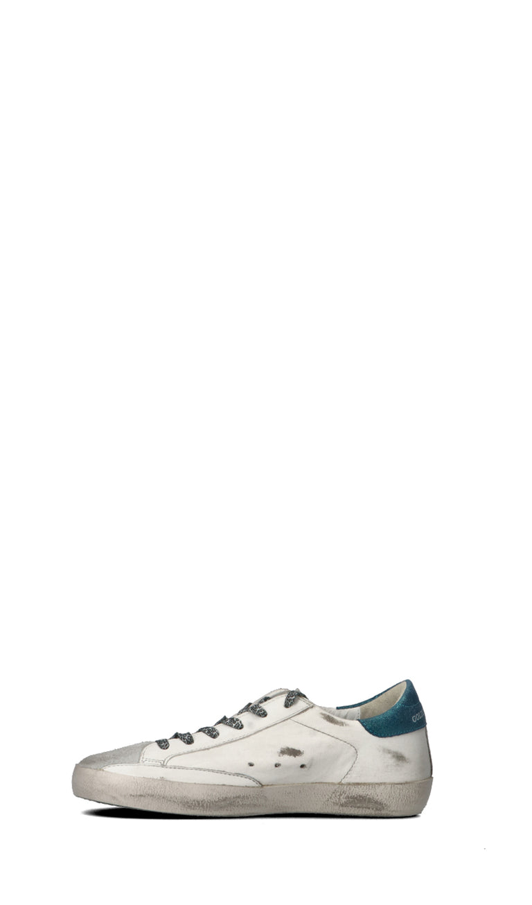 GOLDEN GOOSE Sneaker donna bianca/blu in pelle