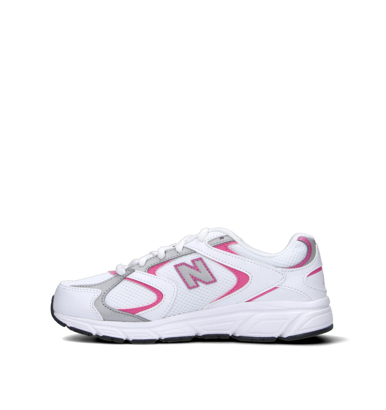 NEW BALANCE 408 Sneaker ragazza bianca/rosa