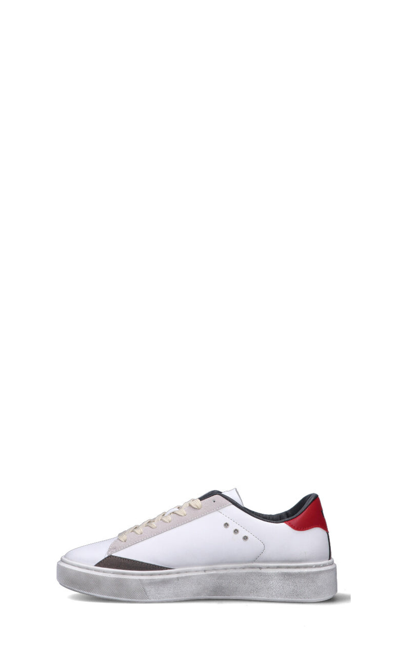 GAS Sneaker uomo bianca/rossa