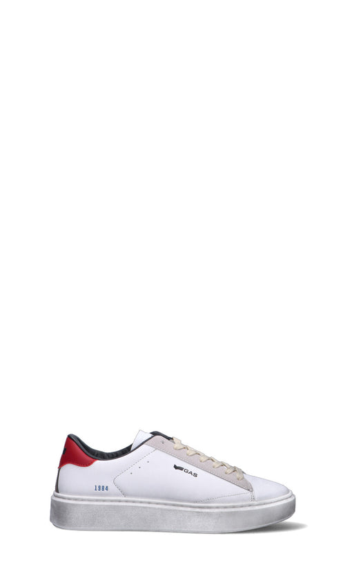 GAS Sneaker uomo bianca/rossa
