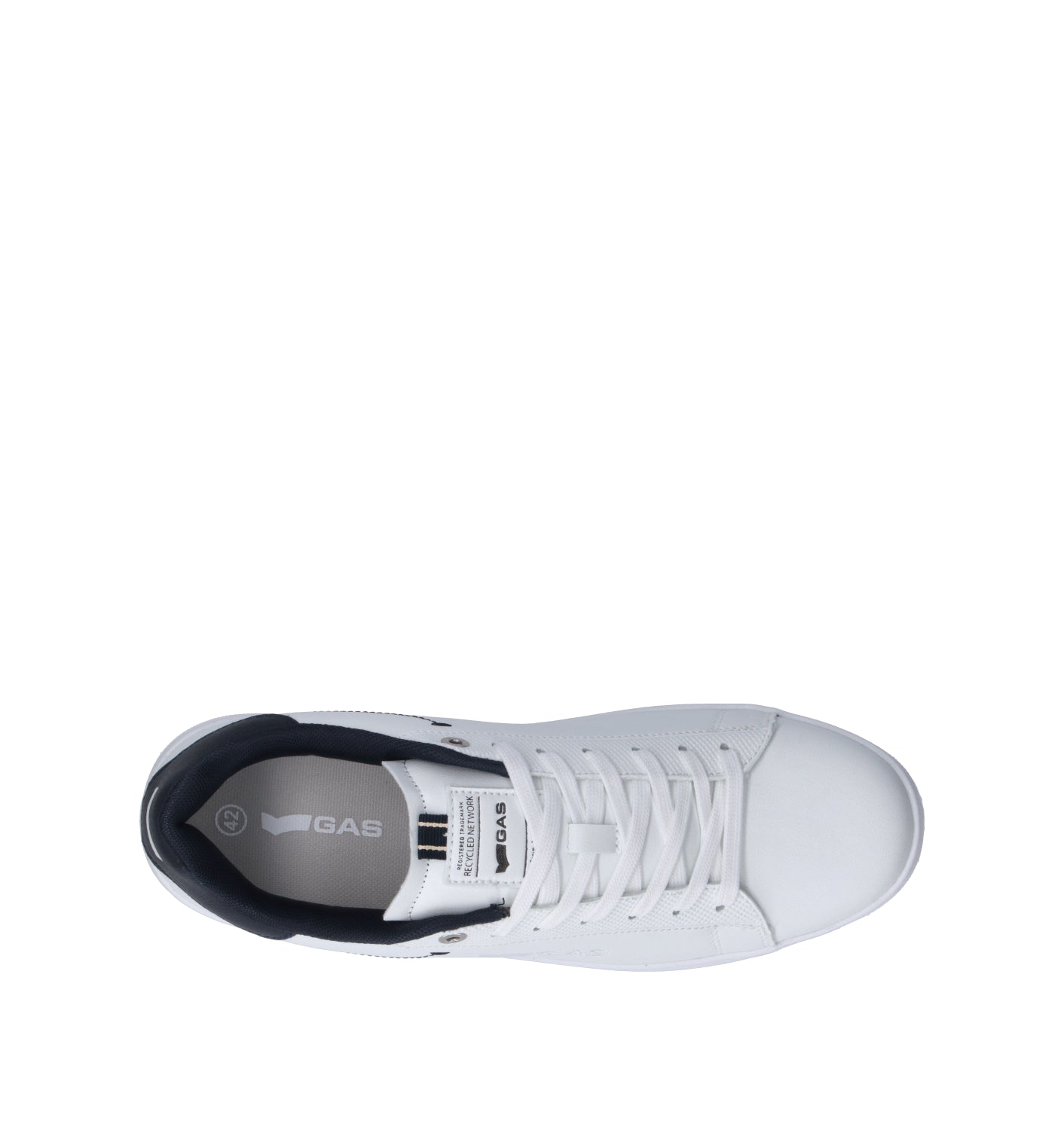 GAS Sneaker uomo bianca/blu