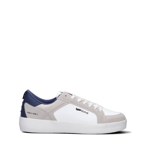 GAS Sneaker uomo bianca/blu
