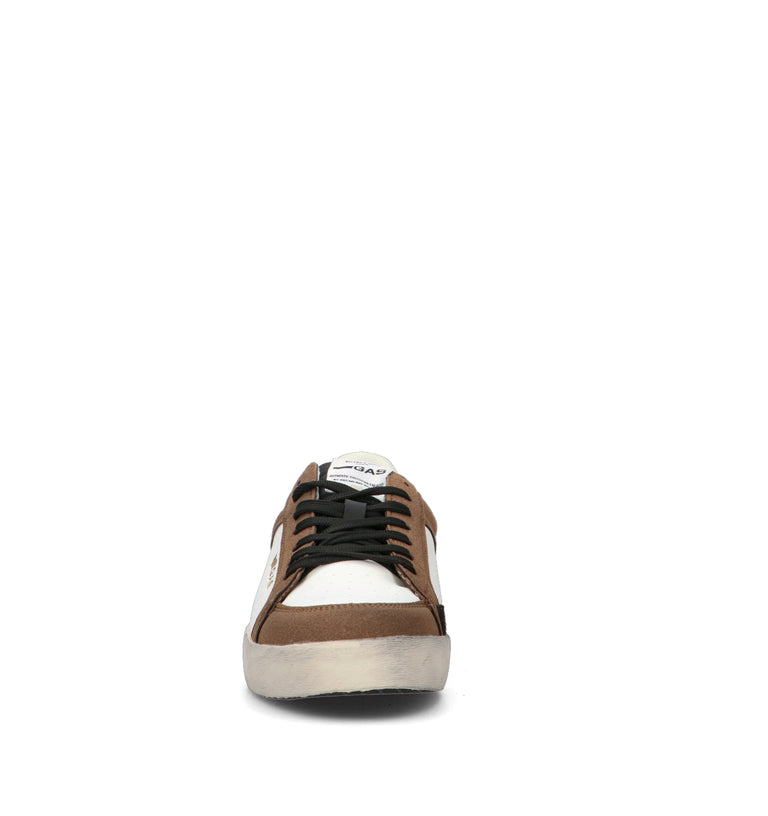 GAS Sneaker uomo bianca/marrone