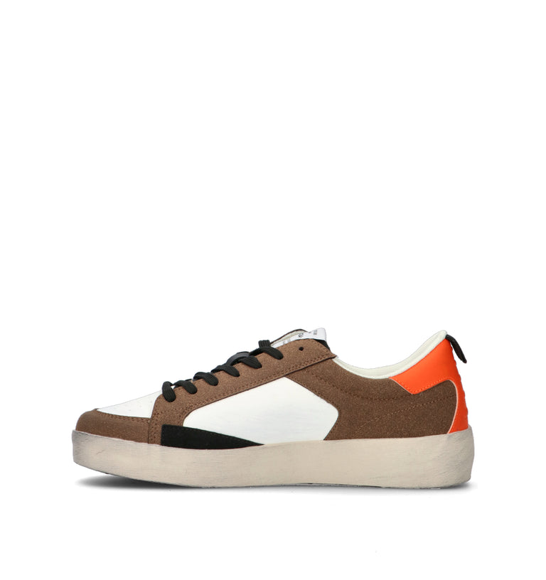 GAS Sneaker uomo bianca/marrone