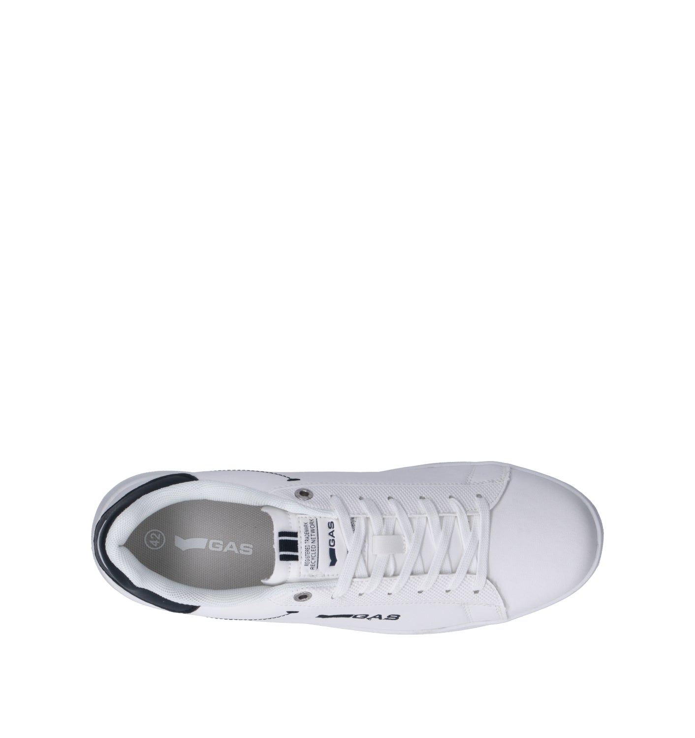 GAS Sneaker uomo bianca/blu