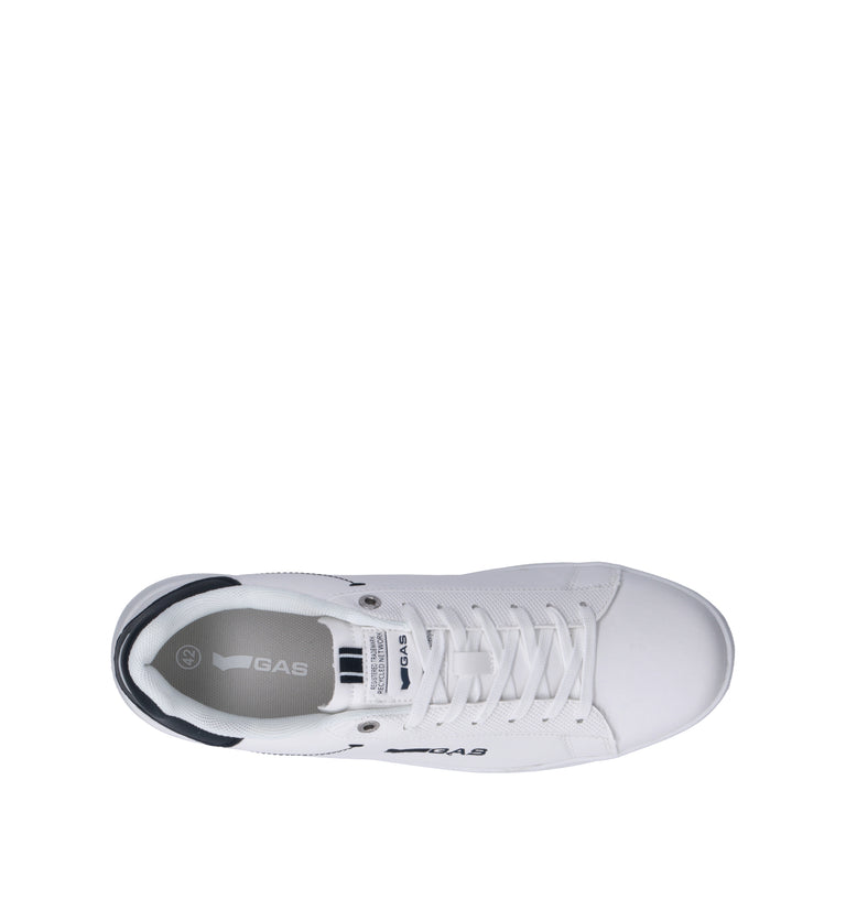 GAS Sneaker uomo bianca/blu