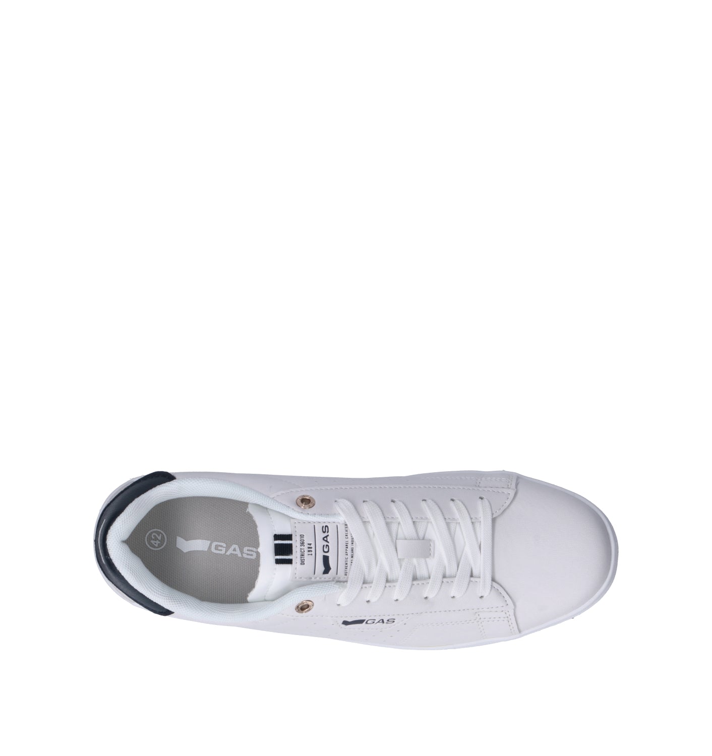 GAS Sneaker uomo bianca/blu