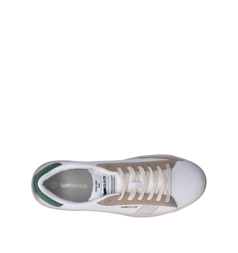 GAS Sneaker uomo bianca/verde