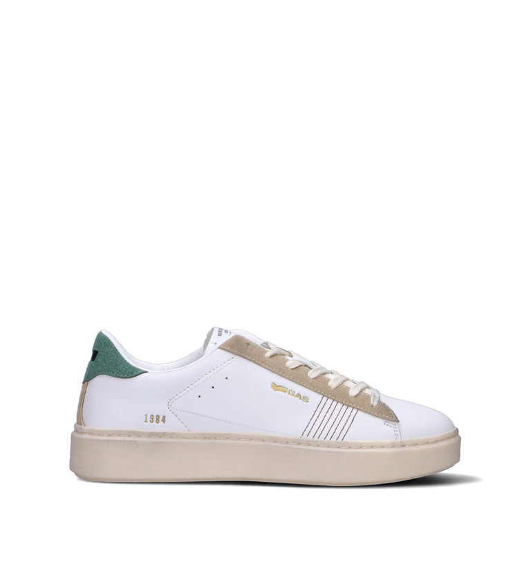 GAS Sneaker uomo bianca/verde